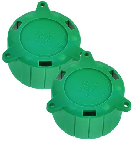 NUOBESTY 2Pcs 13 Pin Trailer Connector Protective Cover Cap for Car and Truck, Rv Plug Cap Cover for Travel Trailer Electrical Socket Protector
