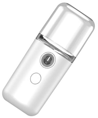 Generic Pulverizador de Niebla Facial Nano, Humidificador Facial de Agua Portátil Mini USB para Hidratación, Adecuado para, Esposa, Hija, Material ABS (WHITE)