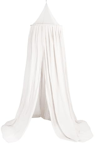 Julius Zöllner Baldachin aus Voile Ø55 cm – für Babybett & Kinderbett – Kinderzimmer Deko – Ivory