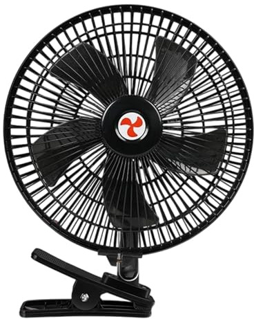 Genérico Ventilador oscilante con pinza para coche | Equipo de ventilación personal interior - Ventilador de ventilación de coche de 2 velocidades, para camiones SUV autocaravanas
