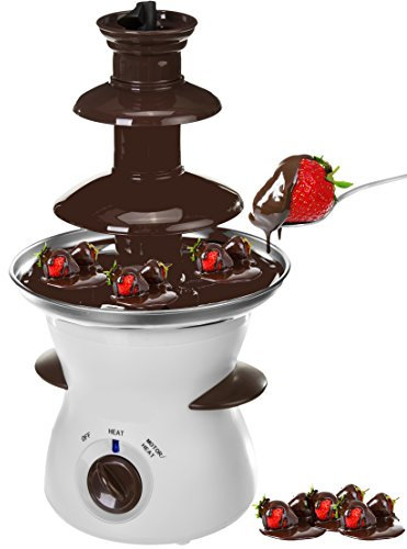 Camry CR4457 Fuente de Chocolate CR-4457, 80 W, 0.5 litros, 0 Decibeles, Blanco