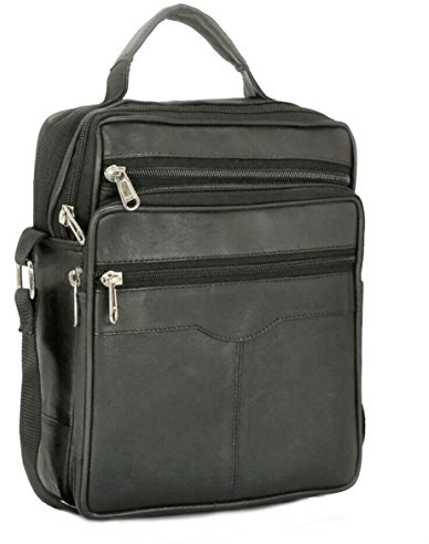 ODS:UK Real Leather Man Bag Mens Shoulder Bag Cross Body Messenger Bag Travel Holiday Mobile Phone Organizer