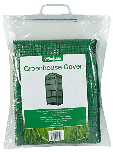 Woodside Replacement Protective Cover For 4 Tier Greenhouse/Cold Frame Outdoor Growhouse