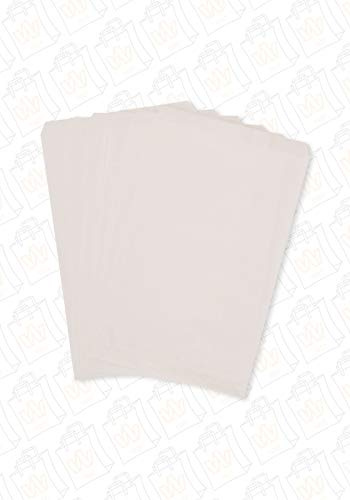 Papierflachbeutel 12x18cm weiß, Konfektionsflachbeutel, Postkartentüte, Schmucktüte, Briefmarkentüte, Blumensamentüte, Bonbontüte ManufacturerPartNumber 200 Stück