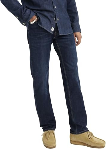 Levi's herr 505 Regular Fit Jeans, Nagelögla knut – mörk indigo, 36W / 34L