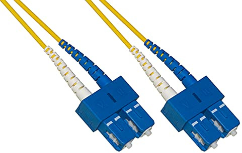 LINK LKSCSC903B Cavo Fibra Ottica Sc a Sc Singlemode Duplex 9/125 Mt 3 Bending Insensitive Lszh