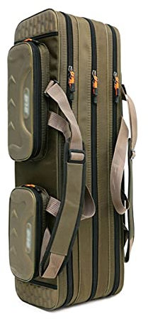 caihuashopping Angeltasche 3/4 Schicht 8. 0cm Angeltasche Multifunktionale Angelrute Rolle Köder Pole Aufbewahrungstasche Hülle Angelausrüstung Angelrutenkoffer (Color : 4 Layer 80cm)
