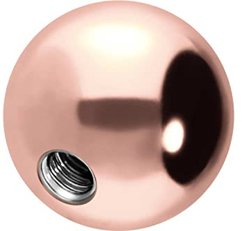 PIERCINGLINE Universelle Schraubkugel mit Innengewinde TITAN Piercing Aufsätze Kugel Ersatz Farb & Größenauswahl