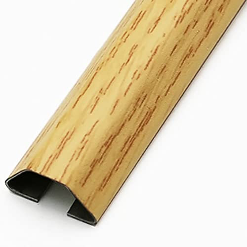 Kabelkanal Kabelabdeckung Hider, Edelstahl-Holzmaserung-Kabel-Concealer, Selbstklebender Kabelkanal, Wandmontiertes TV-Kabelmanagement (Color : Style 5, Size : 10x25x75mm)