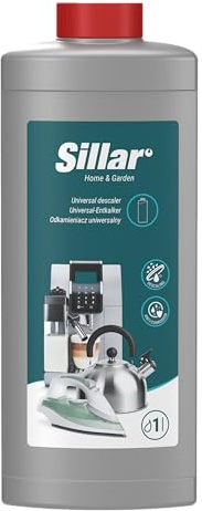 Sillar Universalavkalkningsmedel för alla kaffemaskiner, vattenkokare och andra hushållsapparater, Kalkborttagare för kalkrengöring 1L, Lämplig för alla märken och modeller