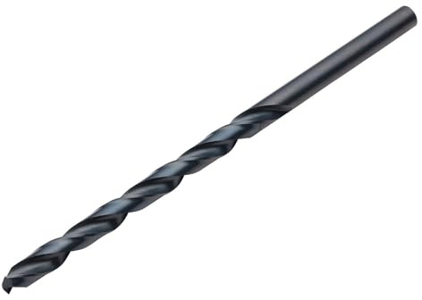 Draper Broca larga HSS negra de 8 x 165 mm - 08803 - Para metal, madera y plástico