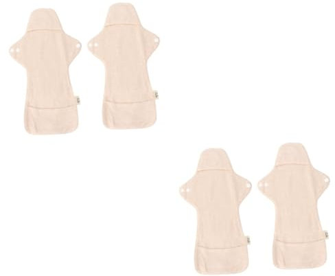 MAGICLULU 4 Stück Tragbare Damenbinde Menstruationsbinden Wiederverwendbare Damenbinden Duftverstärker Für Wäsche Wasser Aufnehmen Slipeinlage Reinigungstücher Tante Handtuch Waschbar Mutter