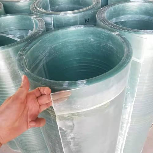 JIwqDY Gewächshausplatten Stegplatten Ersatzplatten UV-Schutz Transparente Glasfaserplatte, für Terrassen Gartenbau Carports, Leicht Zu Schneiden(1x4m(3.3x13.1ft))