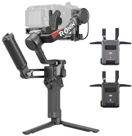 DJI RS 4 Combo, 3-Axis Gimbal Stabilizer for DSLR and Mirrorless Cameras Canon/Sony/Panasonic/Nikon/Fujifilm, Native Vertical Shooting, 2-Mode Switch Joystick, Focus Pro Motor, SDR Transmission Combo