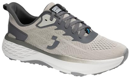 SAFETY JOGGER Arbetsskor män och kvinnor – ATUM OB – kategori OB/SR, E – halkfria säkerhetsskor för kvinnor och män – ventilerande arbetssko med nätmaterial, LJUSGRÅ, 48 EU