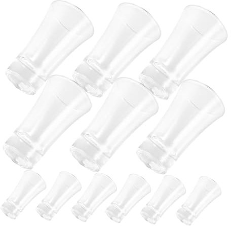 COLLBATH 12pièces Lot De Coupes De Communion Verre Pour Plateaux De Communion Standard Tasses De Religieuses Et Réutilisables