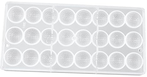 CIYODO Semicircle Plastic Cake Baking Mold for Home and Bakery Use, Waterproof and Corrosion Resistant Chocolate Fondant Mold for DIY Cake and Candy Making