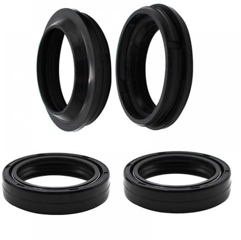Guarnizione della polvere 'olio smorzatore della forcella anteriore Compatibile con CB100 CT110 CT90 PARTI DI MOTORE(Oil and Dust Seal)