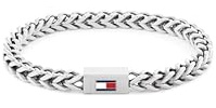 Tommy Hilfiger Jewelry Gliederarmband für Herren aus Edelstahl mit der Ikonischen Flagge - 2790647