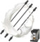 Milk Hose Compatible with Siemens eq6, Milk Hose Set of 3 for Siemens EQ6 Plus S700, Siemens Milk Hose, Fully Automatic Coffee Machine EQ6 Series 300/500/700 and Bosch VeroAroma Coffee Machine