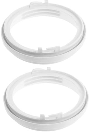 Homoyoyo 2pièces Raccord de Tuyau Évacuation de Climatiseur Connecteur pour Tuyau Évacuation Accessoire pour Climatiseur Mobile Blanc