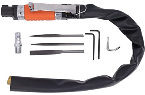 Air Reciprocating File 6300spm Pneumatic Grinding Tool, Low Vibration, Quiet Operation - Ergonomic Design, Lightweight for Precise Deburring and Sawing