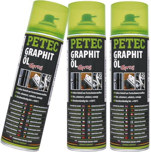 PETEC 3x 72250 Grafitspray (1,5 L) | 72250,