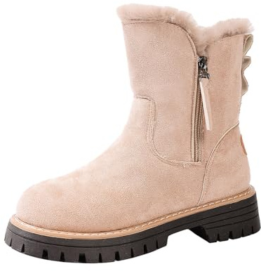 Apres Ski Femme Bottes De Neige Après-Ski Apres-Ski Botte Hiver Chaud Chaussures Glacia Barefoot Bottine Boots Chaussure Pour Grand Froid Fourrées Chaude Imperméable Bottines Montantes Randonnée