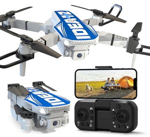 Mini Drohne mit Kamera 1080P, Drone With Optische Flusspositionierung, 270° Hindernisvermeidung, Headless Modus, Faltbar Quadcopter Drohne mit WiFi Übertragung für Erwachsene