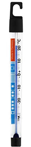 TFA Dostmann Analog Temperature Control Fridge/Freezer Thermometer (-30 to +25°C) - Analog Display