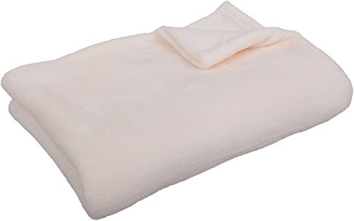 Bestlivings Kuscheldecke Tagesdecke 3XL ca. 290g/m² (weiß / 220x240cm) Wohndecke für Bett, Sofa, Couch extra flauschig