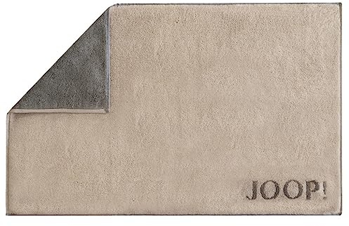 Joop! Badematten Classic Doubleface 1600 Sand-Graphit - 37 | 37, Baumwolle