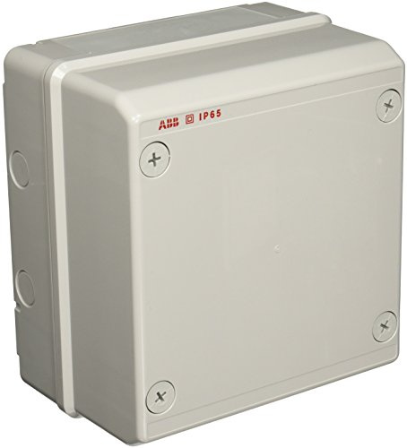 ABB IP65 Junction Box • Fully Dust Sealed Enclosure • Waterproof Electric Cable Connector Unit • Shockproof Adaptable Indoor/Outdoor Box • 205 x 220 x 140mm