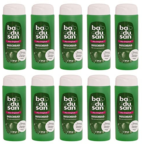 10er Pack badusan Duschbad Das Original 10 x 250 ml Duschgel Pflegedusche Körperpflege Showergel