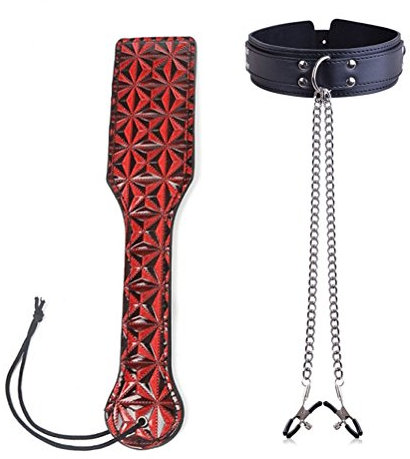 Collar con pinzas para pezones de fetiche, ajustable, con cadena para el pecho, juguete sexual