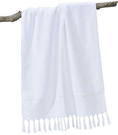 done. Provence Bohéme Frottierserie - Handtuch 50 cm x 100 cm weiß