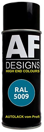 Alex Flittner Designs RAL Lackspray Autolack Sprühdose Spraydose RAL5009 AZURBLAU matt