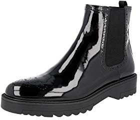 Prada Women's 1T037H 06E F0002 Black Full Brogue Leather Half-Boot UK 8 / EU 41