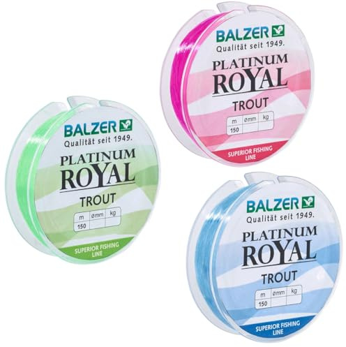 Balzer Platinum Royal Trout Schnur - 150m monofile Angelschnur
