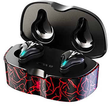 MSQNB Bluetooth Casque, Jeu De Jeu Binaural Bluetooth Casque Bluetooth Sports Sports 8D Stéréo Surround Sound Quality, pour L'entraînement De Sport, Éblouissant