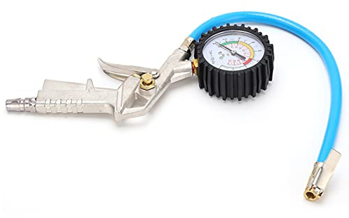 Reifenfüller Manometer, Universal Durable Air Reifenfüller für Autos LKW Motorräder