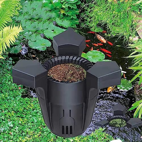 Skimmer Automatique de Piscine, écumoire Flottante avec Dispositif d'aspiration à Flotteur, adapte automatiquement Le Niveau d'eau, débit de 4200 l/h, pour étang à Poissons, Piscine,