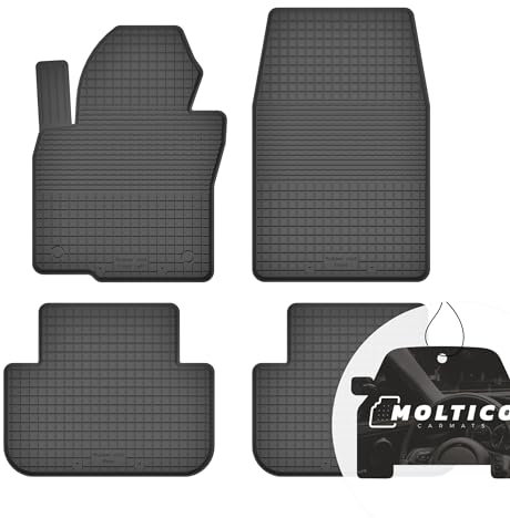 moto-MOLTICO Gummimatten Auto, 4-teiliges Set, Allwetter Gummi Fußmatten mit Rand, Antirutsch & Wasserfest Autoteppiche - passend für Hyundai ix35 2010-2015