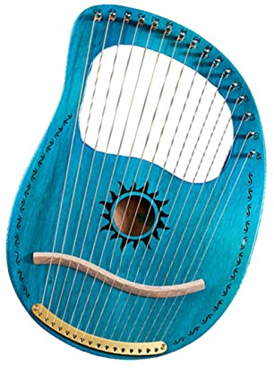 16/19/21/24 Saiten Lyra Lyra Harfe Holz Mahagoni 21 Saiten Harfe Musikalisches Anfängerinstrument Lyre ?Harfe für Anfänger
