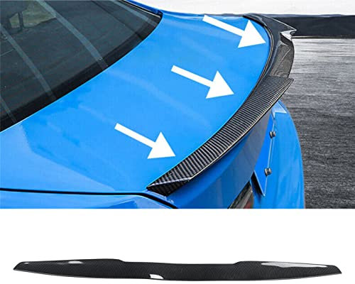 Alerón Universal De Fibra De Carbono, 45 Pulgadas, Estilo De Fibra De Carbono Brillante, Alerón Trasero para Maletero, Alerón De Tapa De Maletero, Moldura De Labio De Maletero Trasero