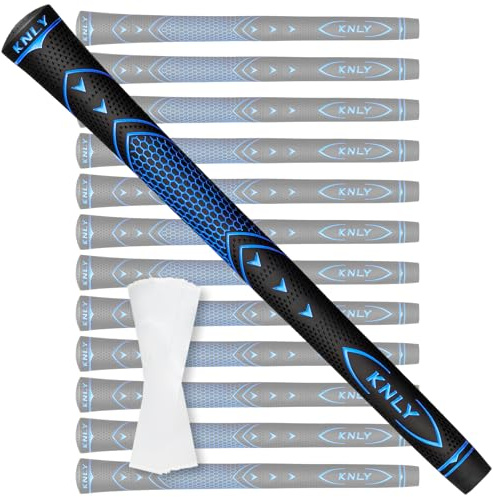 KNLY Golf Grips 13-Pack for Women & Men, Tacky Non-Slip & Responsive Feel