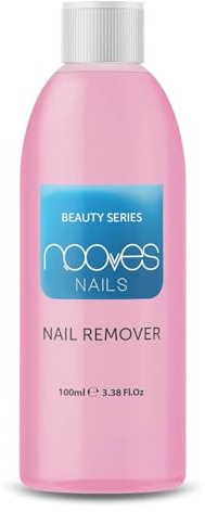 NOOVES Nail Remover - Rimozione senza acetone - Aroma di fragola - Smalto, speciale gel per unghie 100ml
