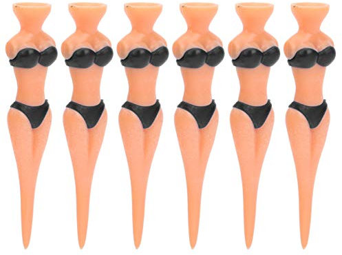 Alomejor Bikini Girl -Tee, PE-Kunststoff, Trainings- und Übungszubehör, Pitchfork-Beine für Green Patching Scratch Prevention (Black)