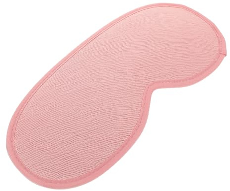 Antifaz para Dormir 3d Contorneado de Espuma Viscoelástica con Alas Nasales | Diseño Integrado, Bloquea la Luz sin Fugas, Correa Ajustable, Rosa, para Viaje en Avión y Sol