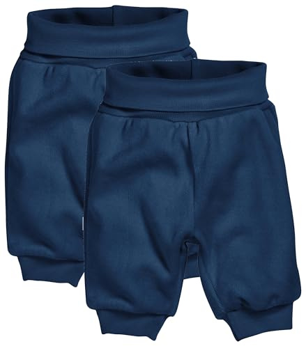 Playshoes Baby pumpbyxor joggingbyxor 2-pack, Nicki Marine, 44